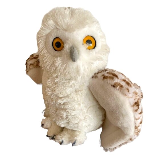 Wild Republic Other - Wild Republic Snowy Owl Realistic 12” White Brown Soft Plush Stuffed Bird Toy
